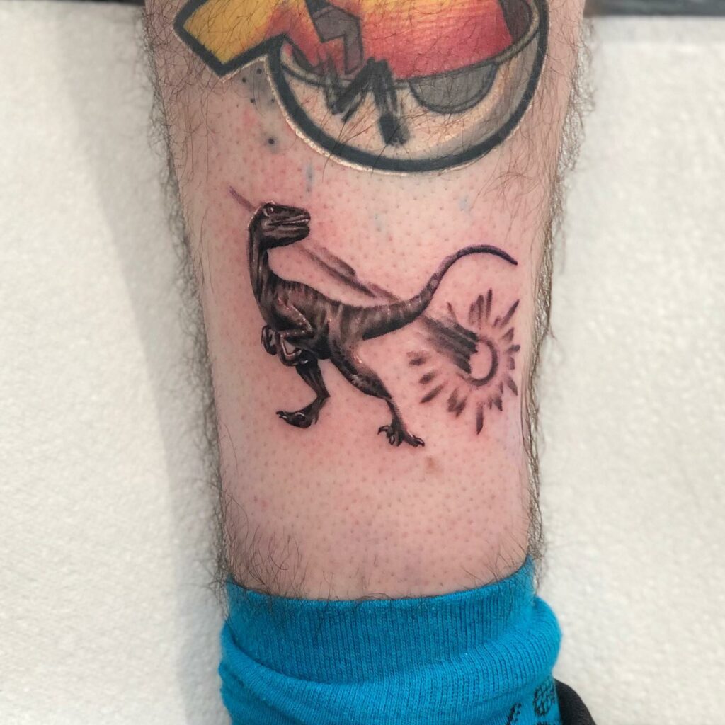10+ Tiny Dinosaur Tattoo Ideas That Will Blow Your Mind 14 Black T-Rex Tattoo