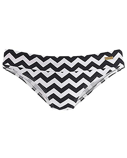 Black & White Zigzag Bikini Bottoms by LASCANA – alexie Black & White Zigzag Bikini Bottoms by LASCANA - alexie