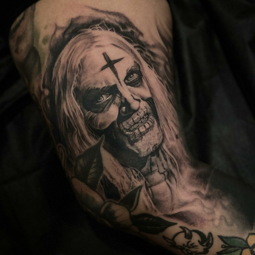 11+ Spooky Rob Zombie Tattoo Designs that can be your favorite this season! 12 Black and White Zombie Tattoo
