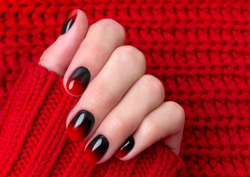 15 Latest Red Ombre Nail Designs To Try In 2024! 17