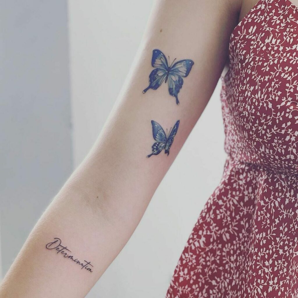 12+ Blue Butterfly Tattoo Ideas To Inspire You! 10 Blue Butterfly
