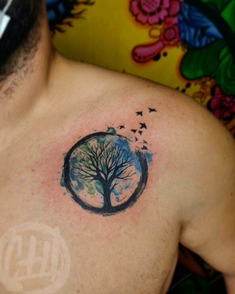 22+ Celtic Tree of Life Tattoo Ideas To Inspire You! 22 Blue Celtic Tattoo