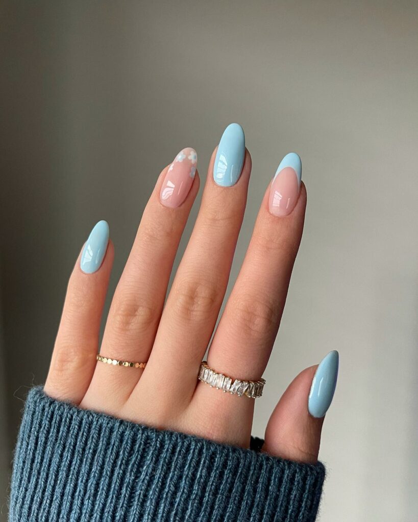 18 Latest Light Blue Nail Designs To Try In 2024! 16 Blue Crush