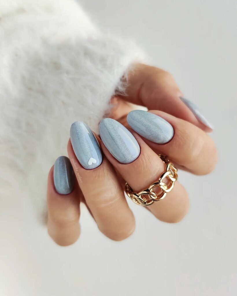 25 Latest Frozen Nail Designs To Try In 2024! 24 Blue Frozen Inspired Nails