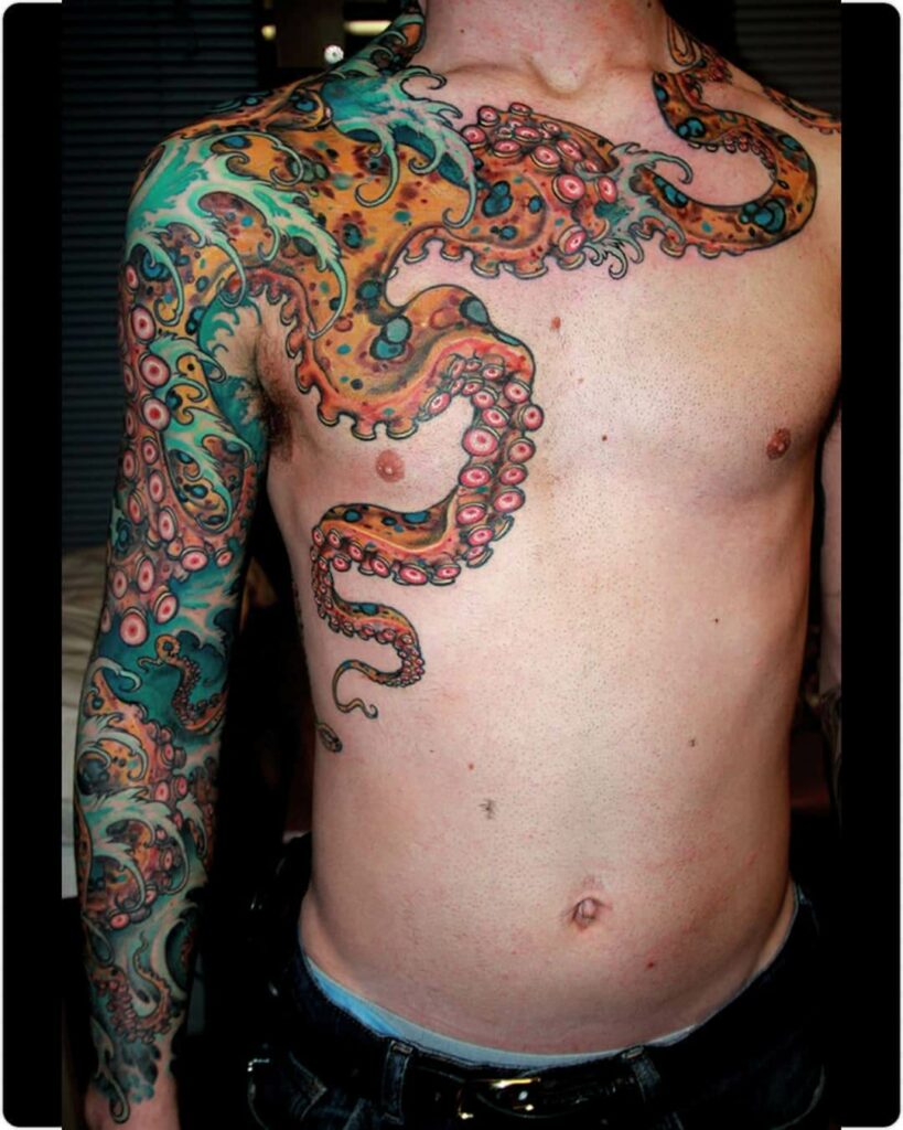 11+ Octopus Back Tattoo Ideas That'll Blow Your Mind! 17 Blue-Ringed Octopus Tattoo