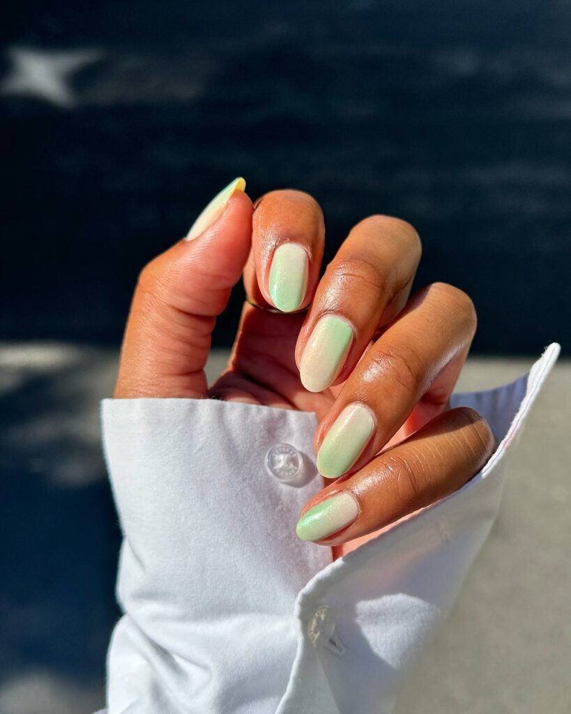 30 Latest Mint Green Nail Ideas To Try Today! 33 Delicate Blush Mint Green Nails
