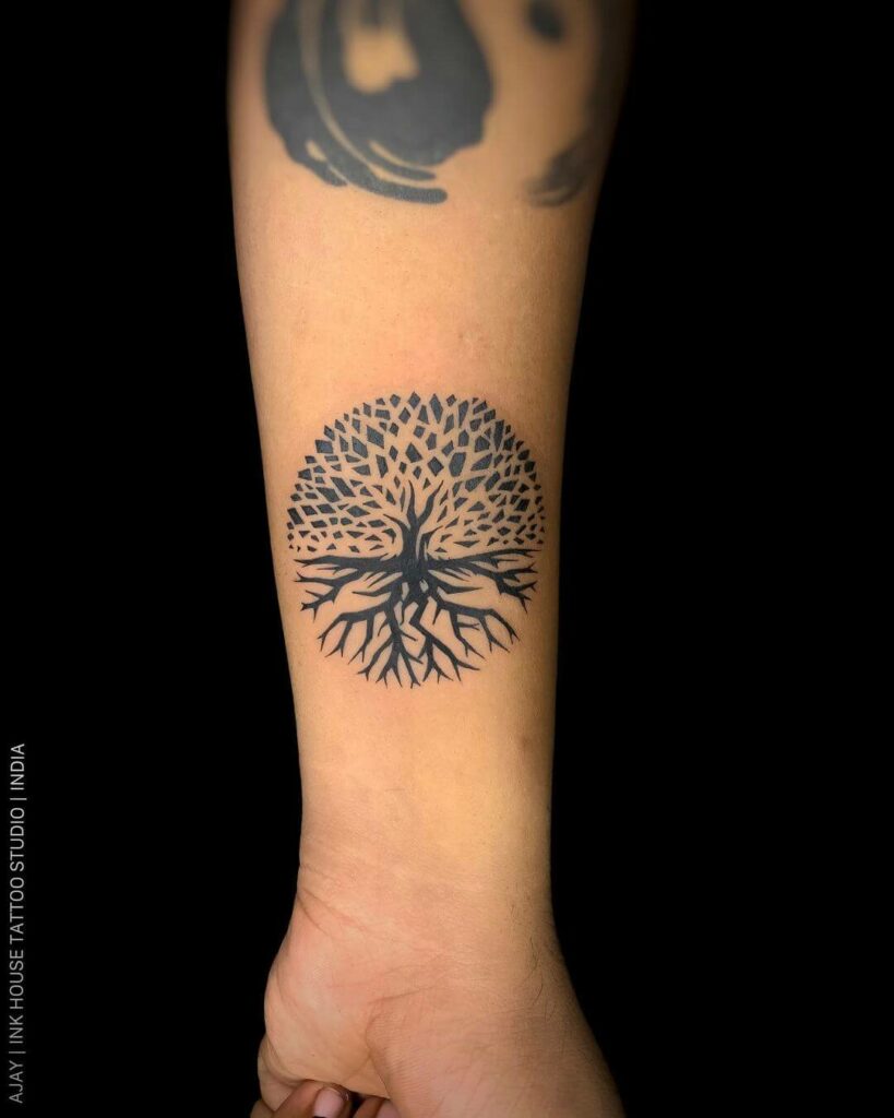 12+ Bohdi Tree Tattoo Ideas To Inspire You! 19 Bodhi Tree Circle Of Life Tattoo
