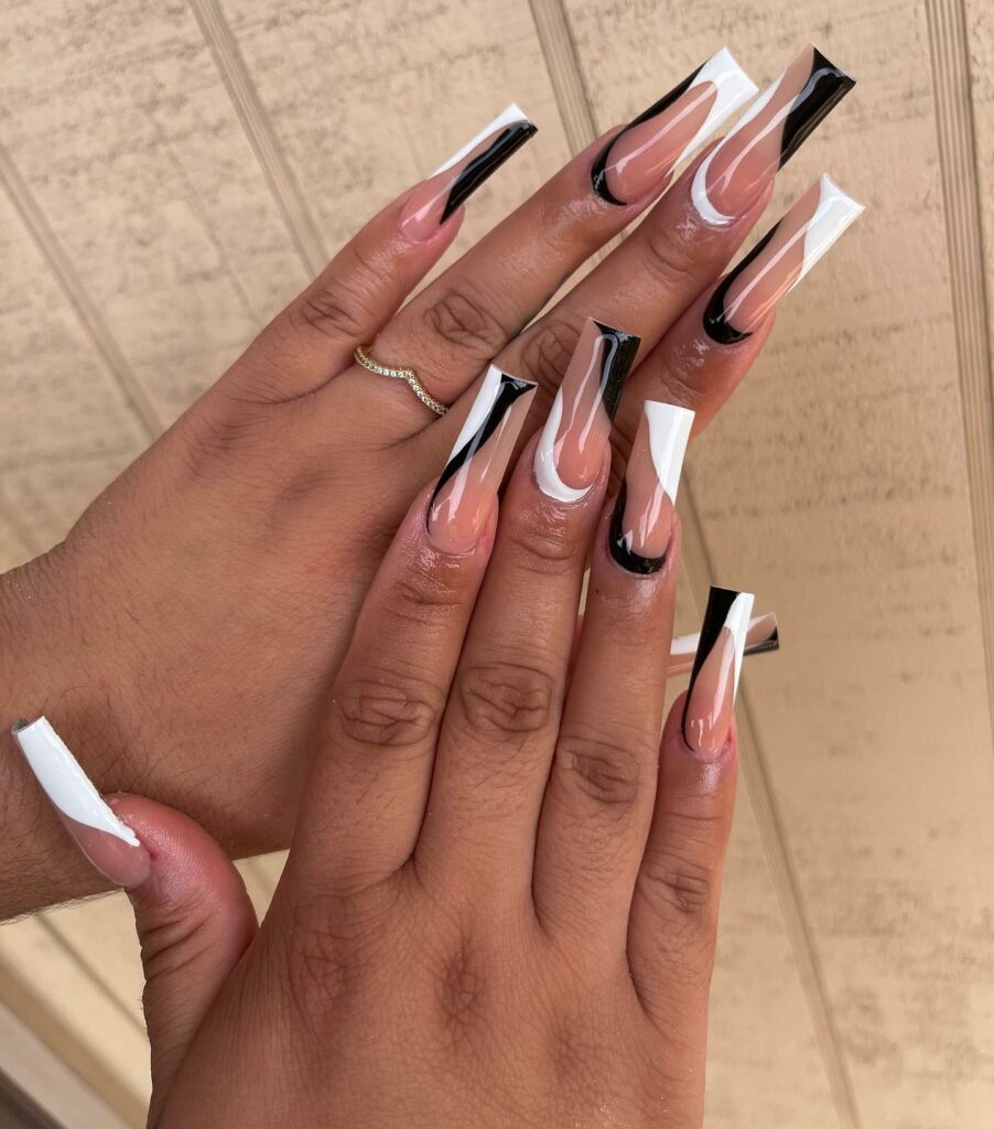 Indulge in 40 Marble Nail Designs for 2024 36 Bold Marble nails