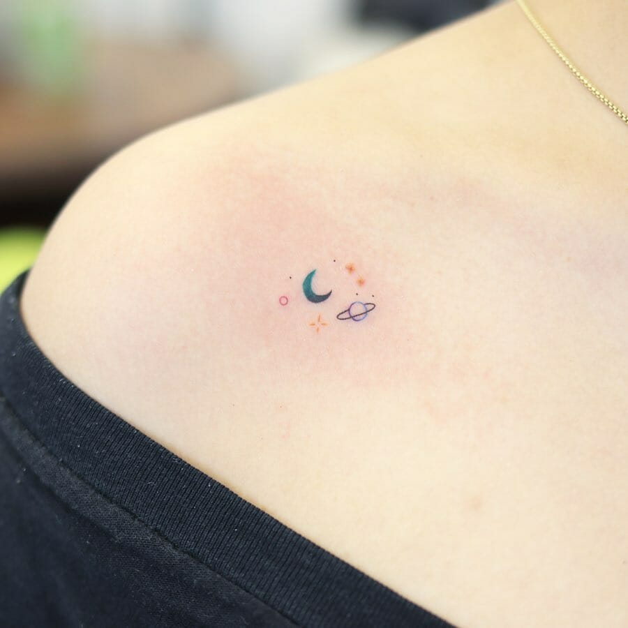 11+ Small Tattoo Placement Ideas That Will Blow Your Mind! 11 Bright And Colorful Small Tattoo Designs
