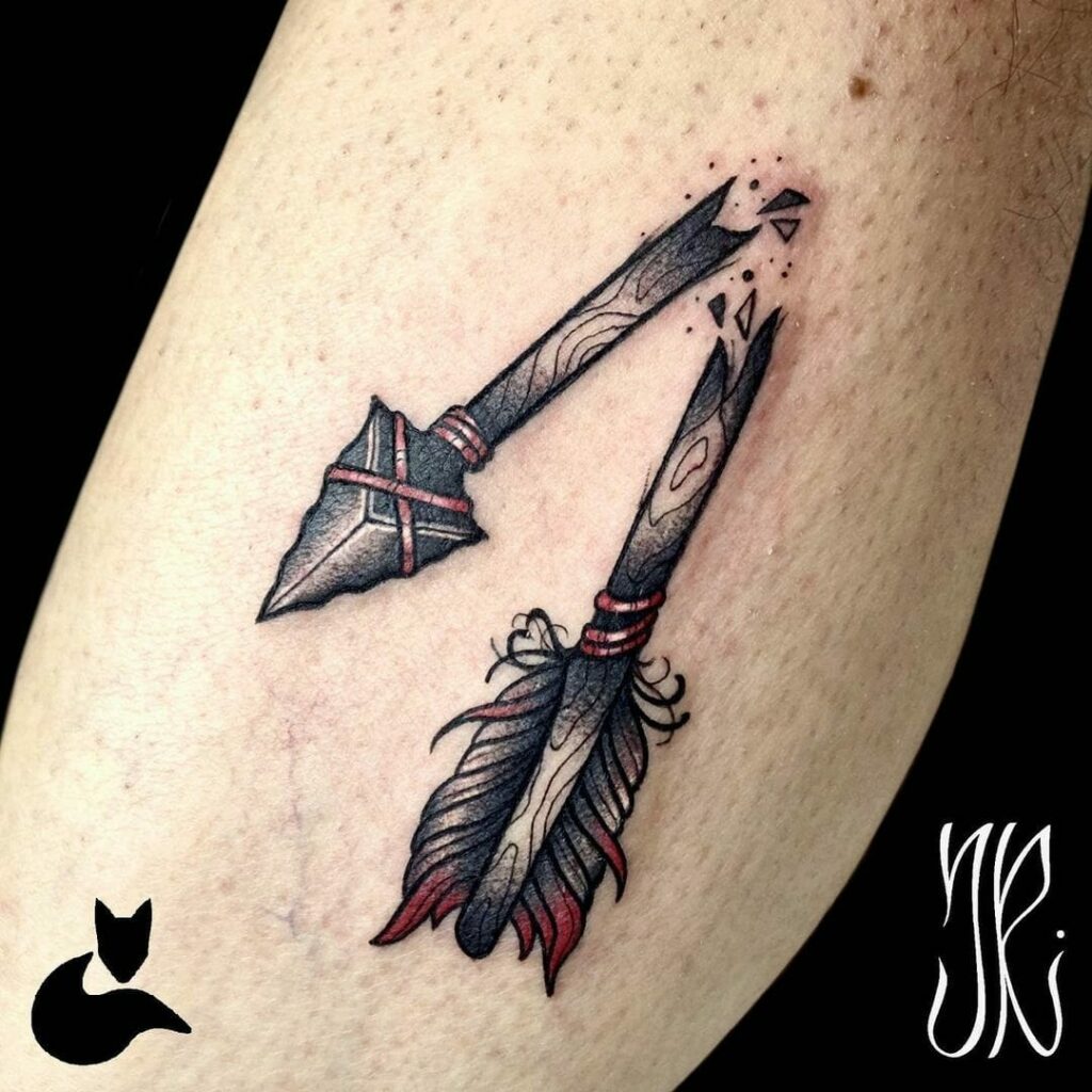 15+ Best Broken Arrow Tattoo Ideas To Inspire You! 10 Broken Arrow Tattoo