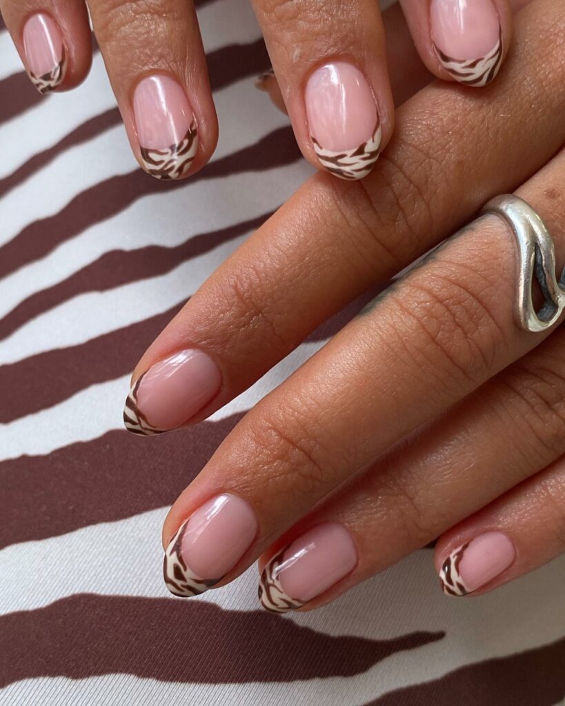 40 Latest Brown French Tip Nail Ideas To Try in 2024! 35 Classic Brown Short French Nails