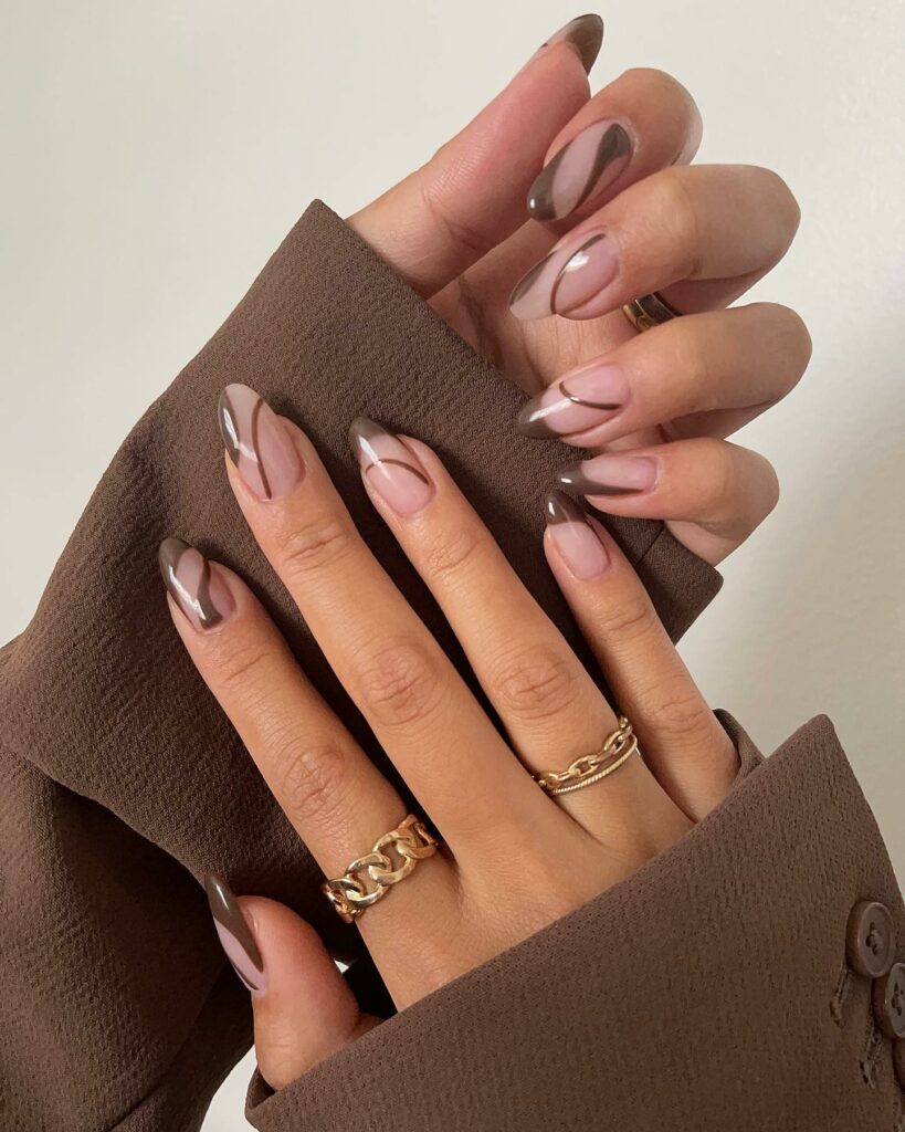 40 Latest Brown French Tip Nail Ideas To Try in 2024! 14 Elegant Brown French Nails