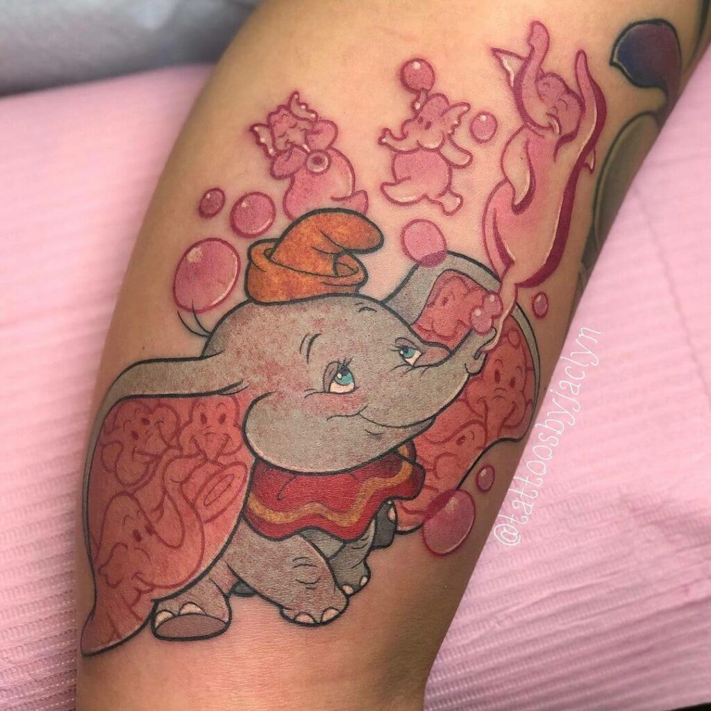 12+ Dumbo Tattoo Ideas To Inspire You! 12 Bubble Dumbo Tattoo Fever