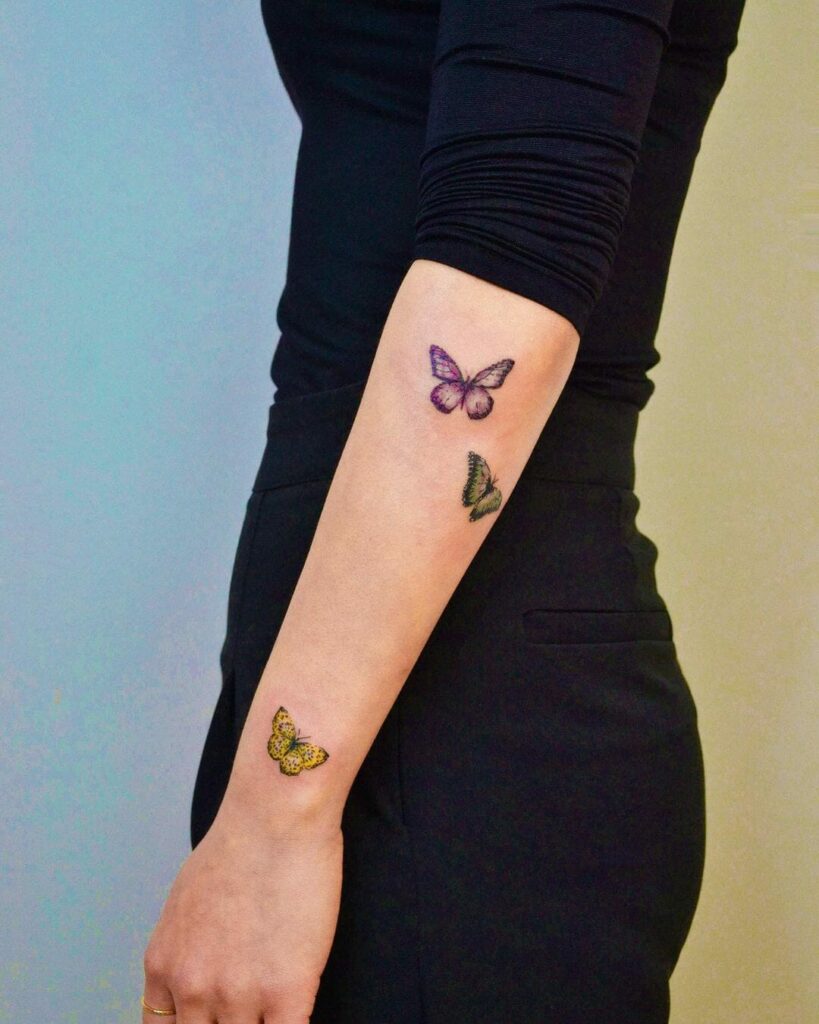11+ Purple Butterfly Tattoo Ideas You Have To See To Believe! 12 Butterfly Tattoos On Your Arms