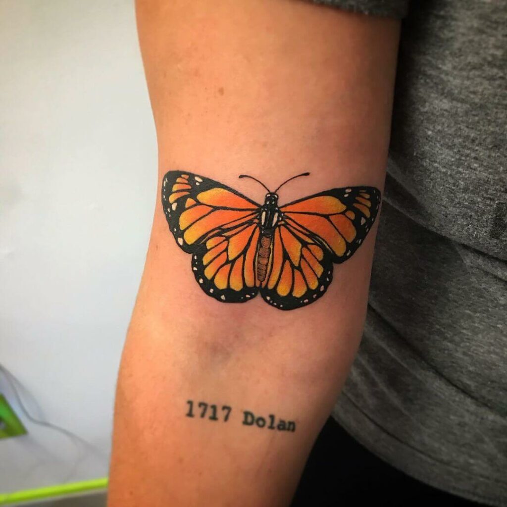 200 Monarch Butterfly Tattoo Ideas for 2024 22 Butterfly Tattoos With A Date Ink