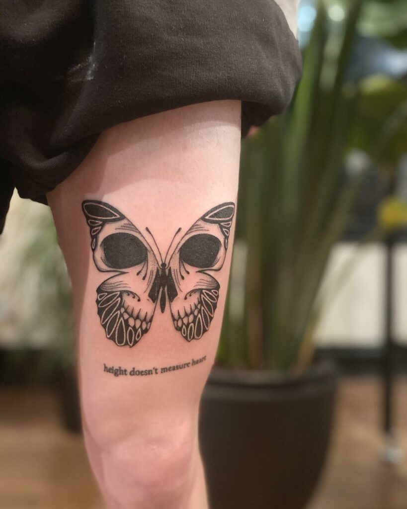 11+ Butterfly With Skull Tattoo Ideas That Will Blow Your Mind! 10 Butterfly With Skull Tattoo
