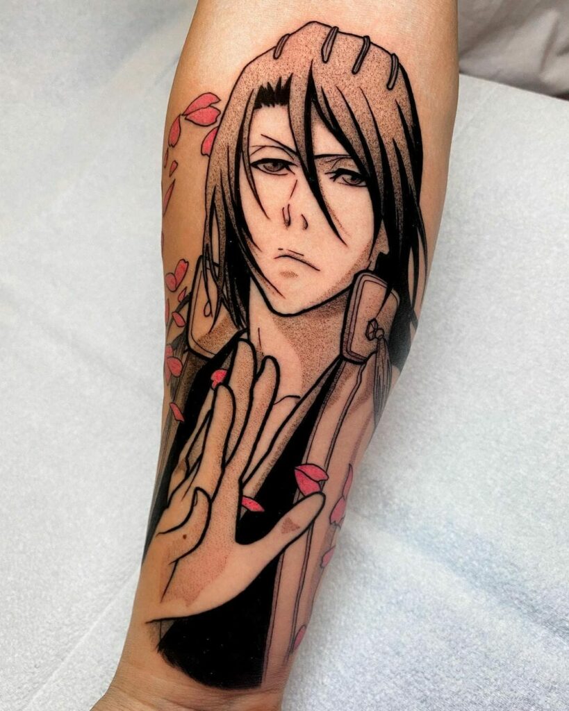 12+ Bleach Anime Tattoo Ideas To Inspire You! 12 Byakuya Kuchiki Anime Bleach Tattoo