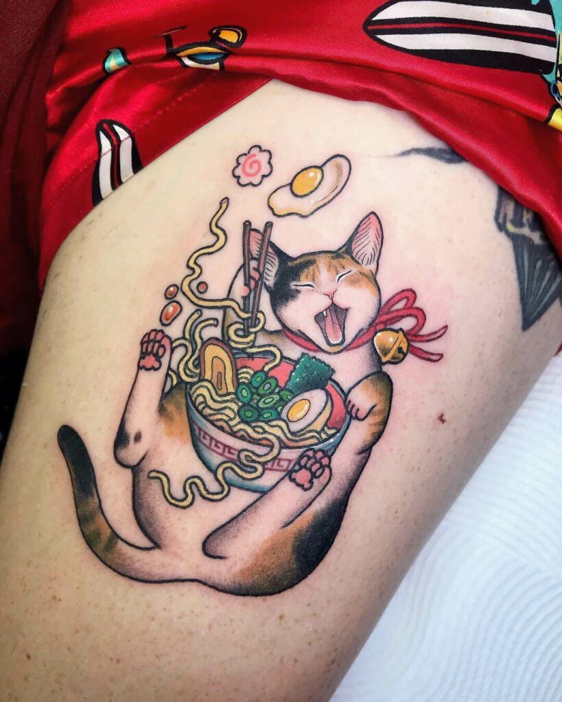 11+ Calico Cat Tattoo Ideas That Will Blow Your Mind! 10 Calico Cat Tattoo