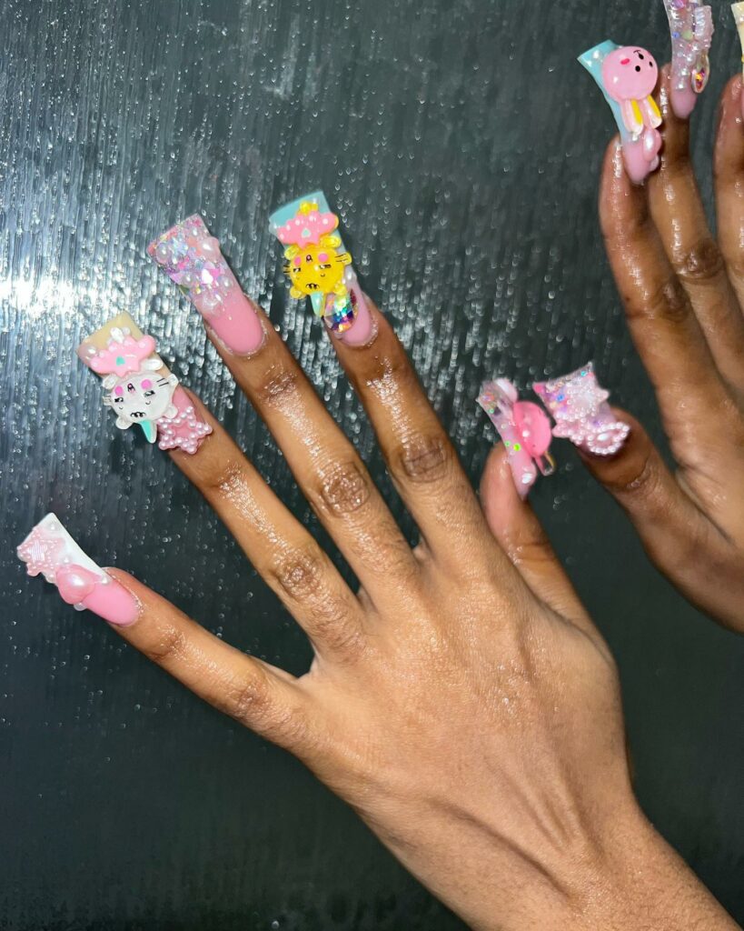 Quirky Duck Nail Designs to Try in 2024 🦆 27 Cartoon Duck Nails
