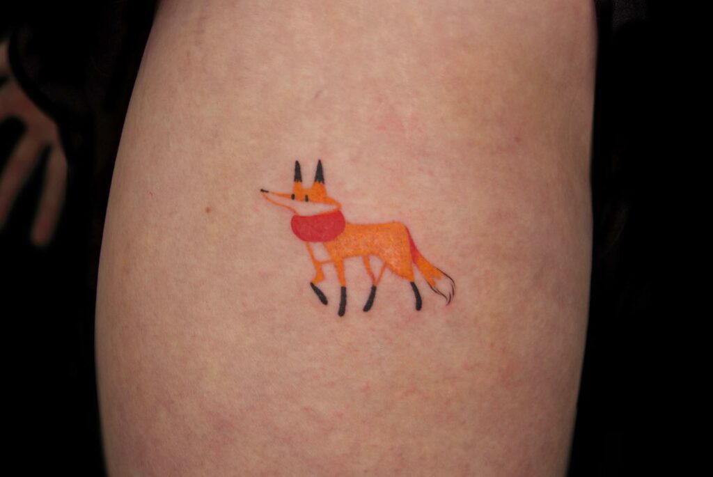 12+ Small Fox Tattoo Ideas To Inspire You! 18 Cartoon Fox Tattoos- One For The Pack