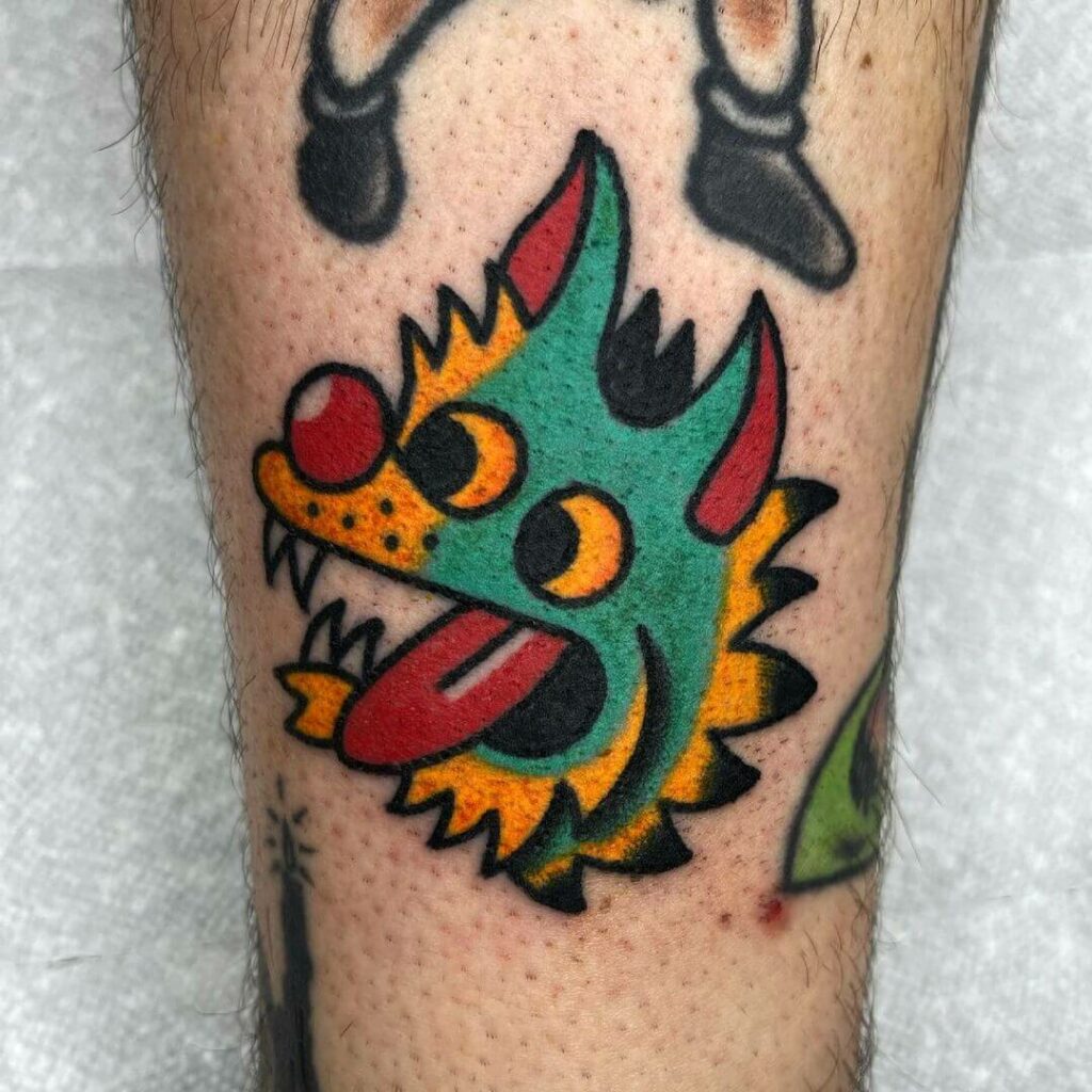 11+ Wolf Head Tattoo Ideas You Have To See To Believe! 12 Cartoon Wolf Head Tattoo