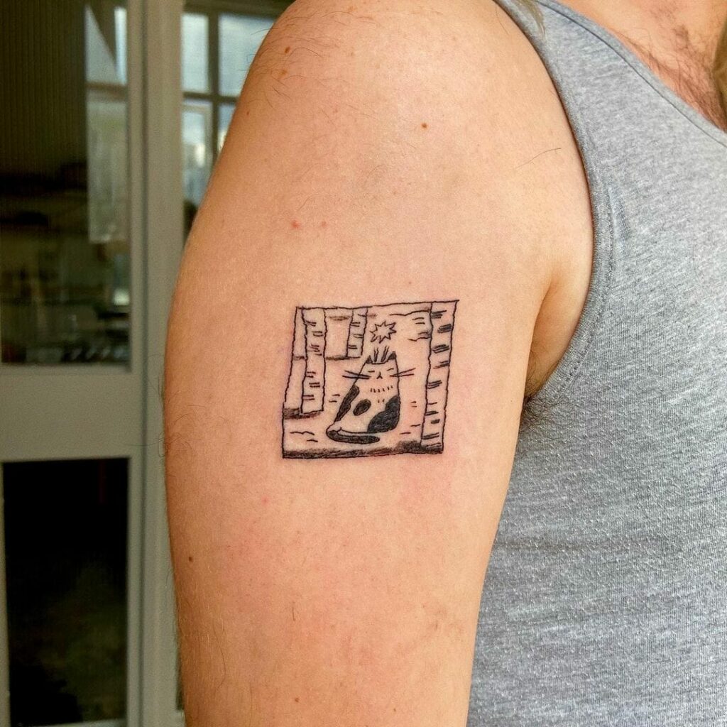 11+ Illustrative Tattoo Ideas You Have To See To Believe! 19 Cat Illustrative Tattoo