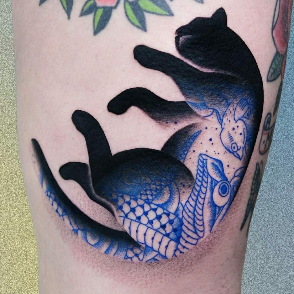 16+ Tattoos Cover Ups Ideas To Inspire You! 18 Cat Tattoo Ideas