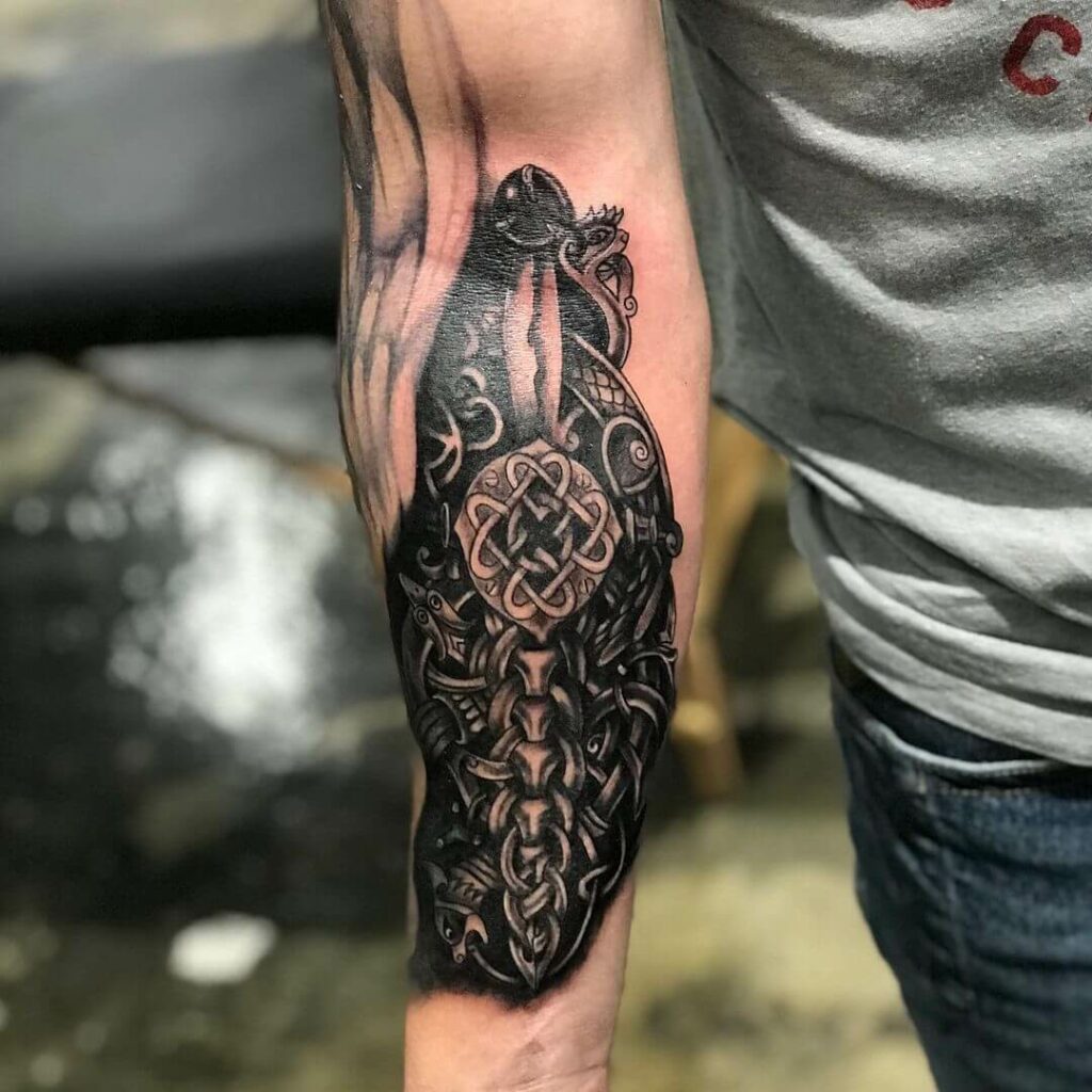 11+ Celtic Sword Tattoo Ideas That Will Blow Your Mind! 12 Celtic Knot Sword Tattoo