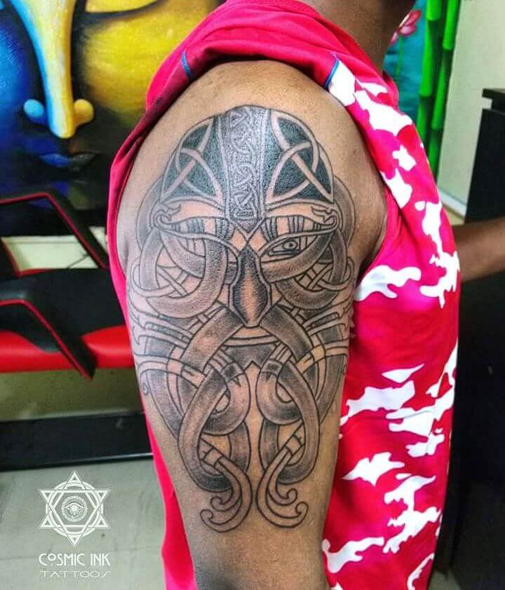 11+ Celtic Viking Tattoo Ideas That Will Blow Your Mind! 17 Celtic Viking Face Tattoo