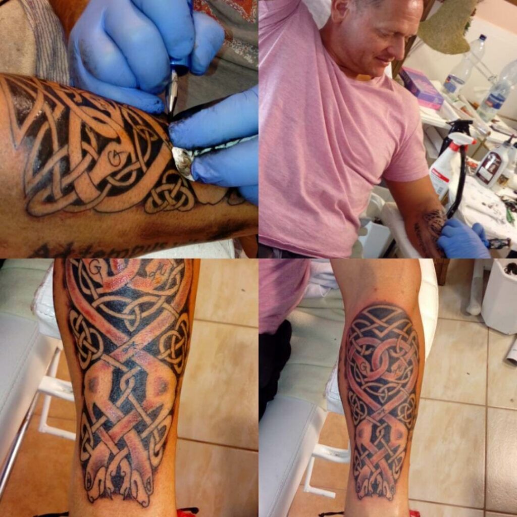 11+ Celtic Viking Tattoo Ideas That Will Blow Your Mind! 18 Celtic Viking Snake Pattern Tattoo