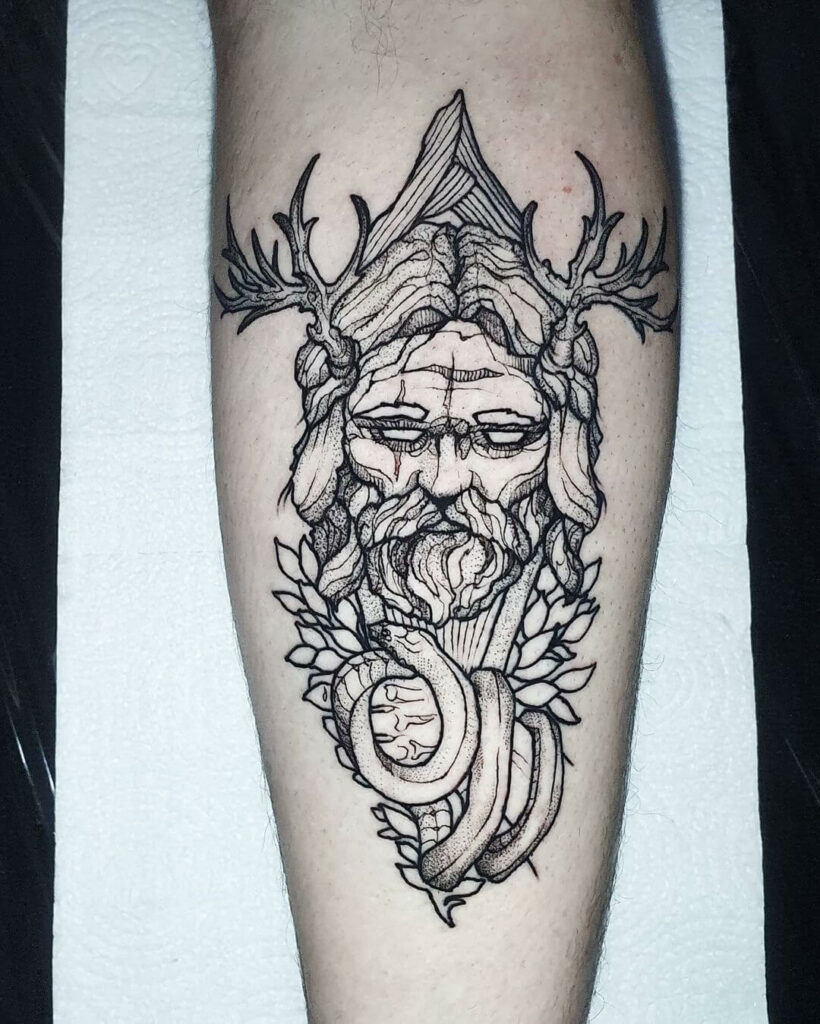10+ Cernunnos Tattoo Ideas That Will Blow Your Mind! 12 Cernunnos Face Tattoo