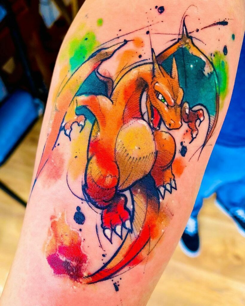 10+ Dragon Tattoo Ideas You'll Have To See To Believe! 14 Charizard Tattoo