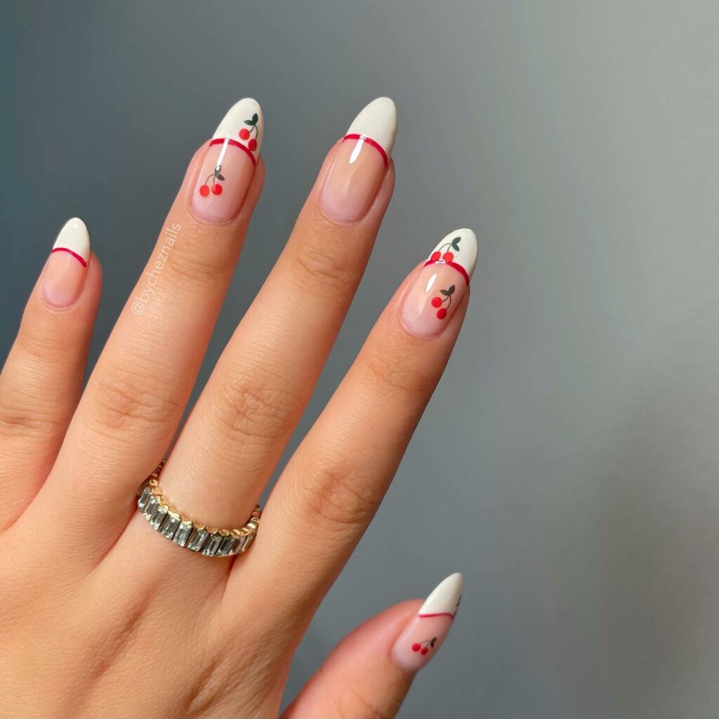 29 Vacation Nail Designs To Try In 2024 13 Red Cherries Vacation Nails