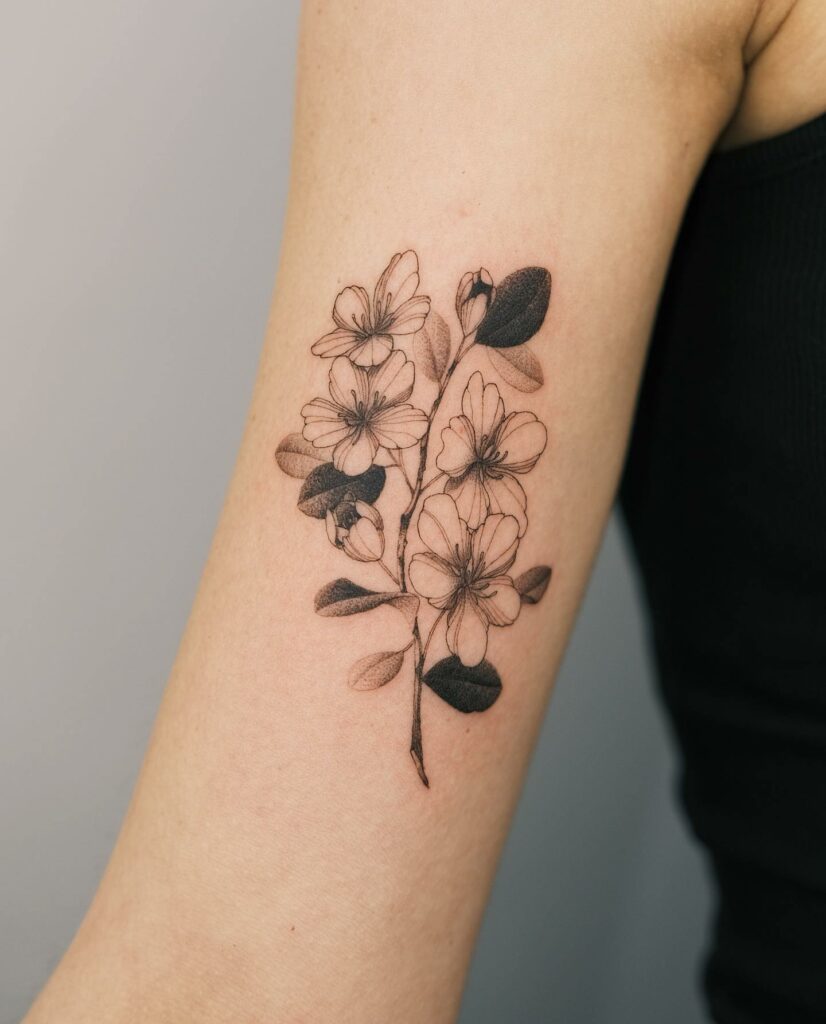 11+ Flower Tattoo For Men That Will Blow Your Mind! 13 Cherry blossom tattoo