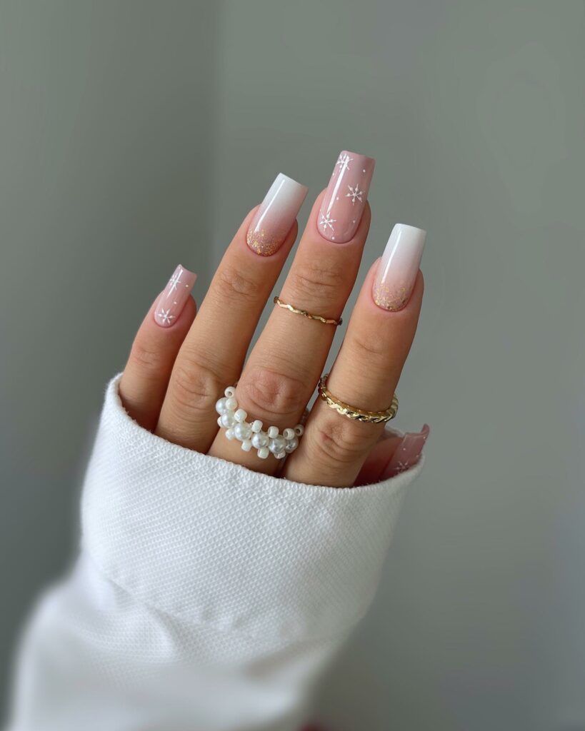 Transition Gracefully with 20 Christmas Ombré Nail Ideas in 2024 15 Chic Christmas Ombré Nails