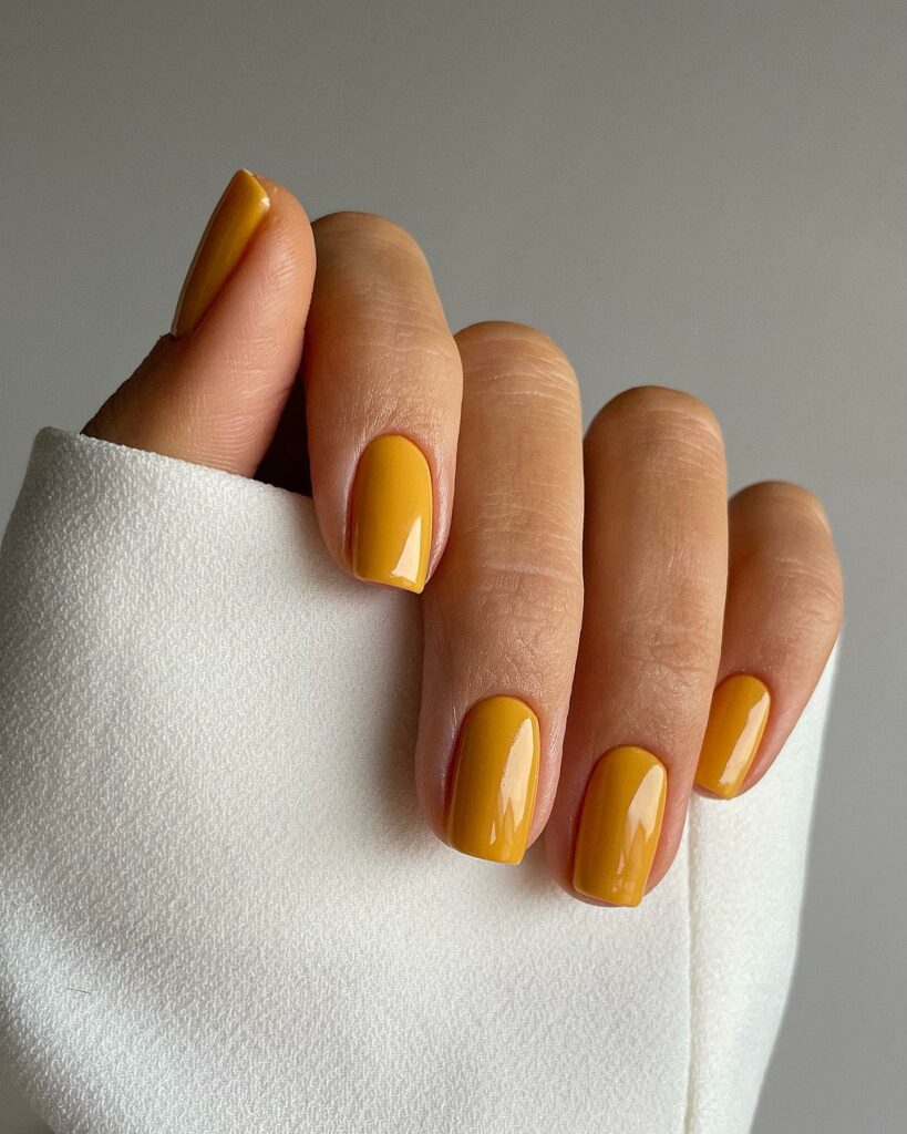 50 Latest February Yellow Nail Designs To Try in 2024! 45 Chic Simplicity Yello Nails