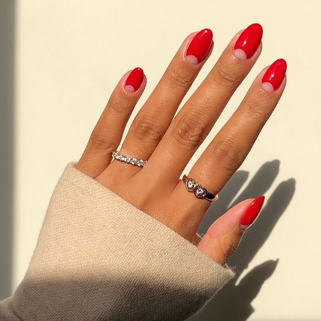 Trendy Half-Moon Nail Designs to Try in 2024 🌙 11 Chic and Classic