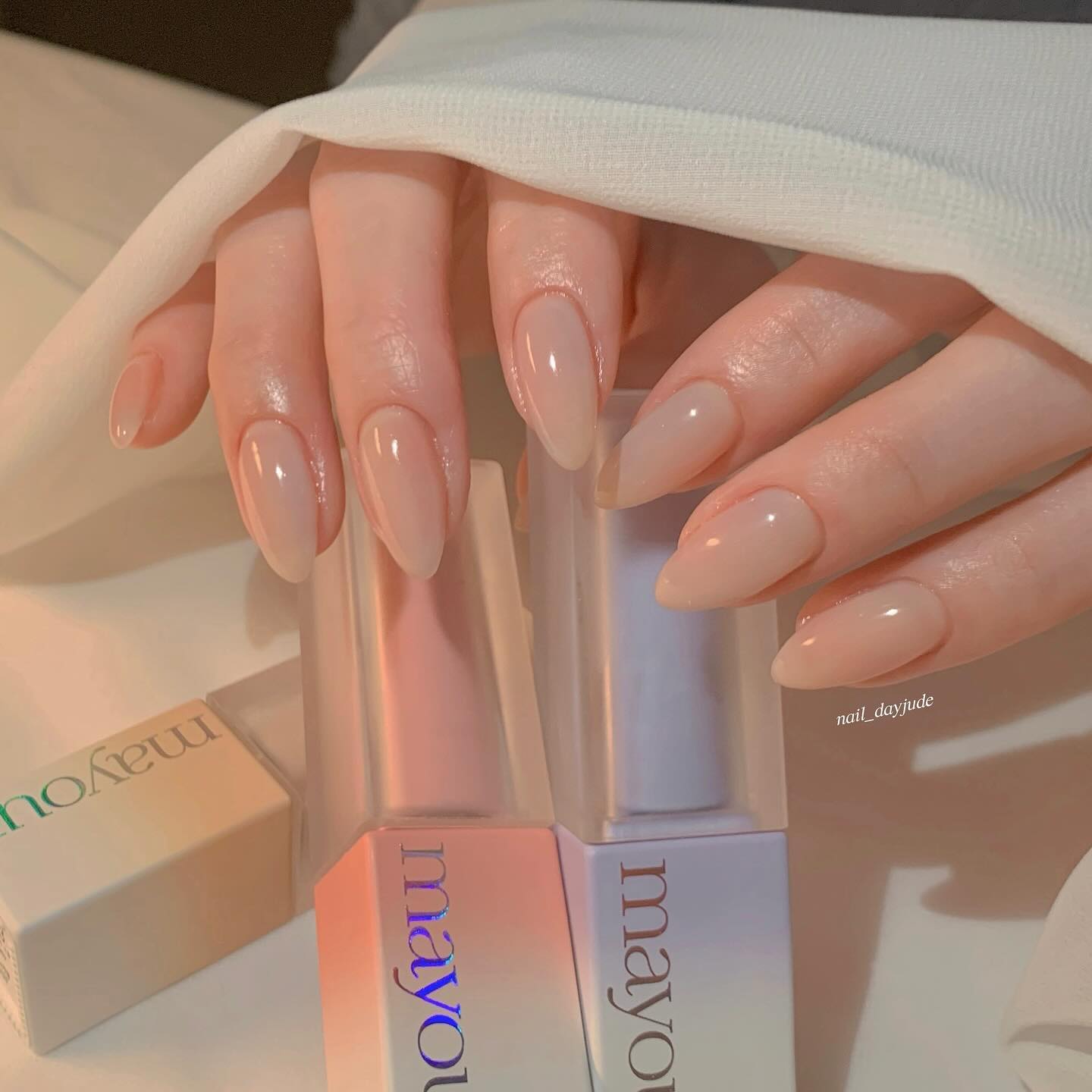 43 Latest Long Nail Designs To Try in Today! 26 Chic Pastel Pink Almond Shaped Manicure