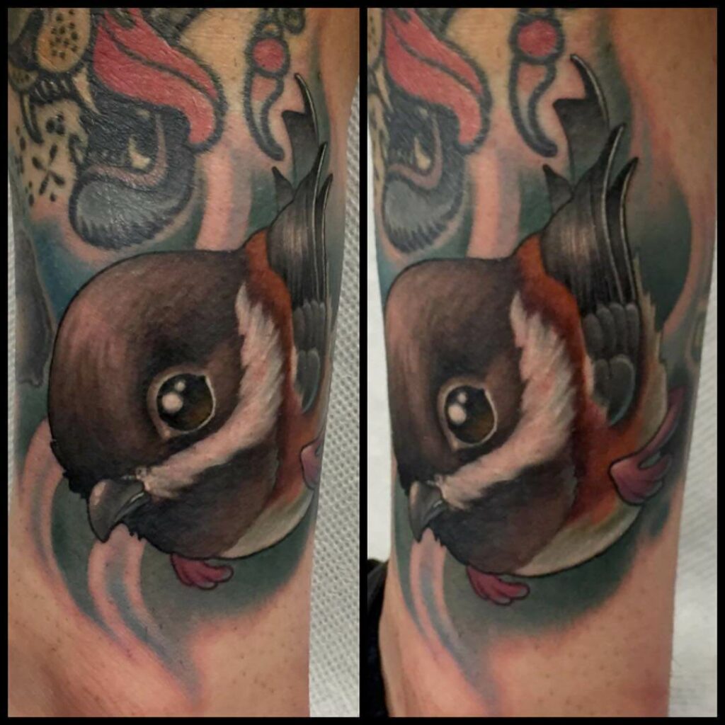 11+ Chickadee Tattoo Ideas That Will Blow your Mind! 20 Chickadee Head Tattoo