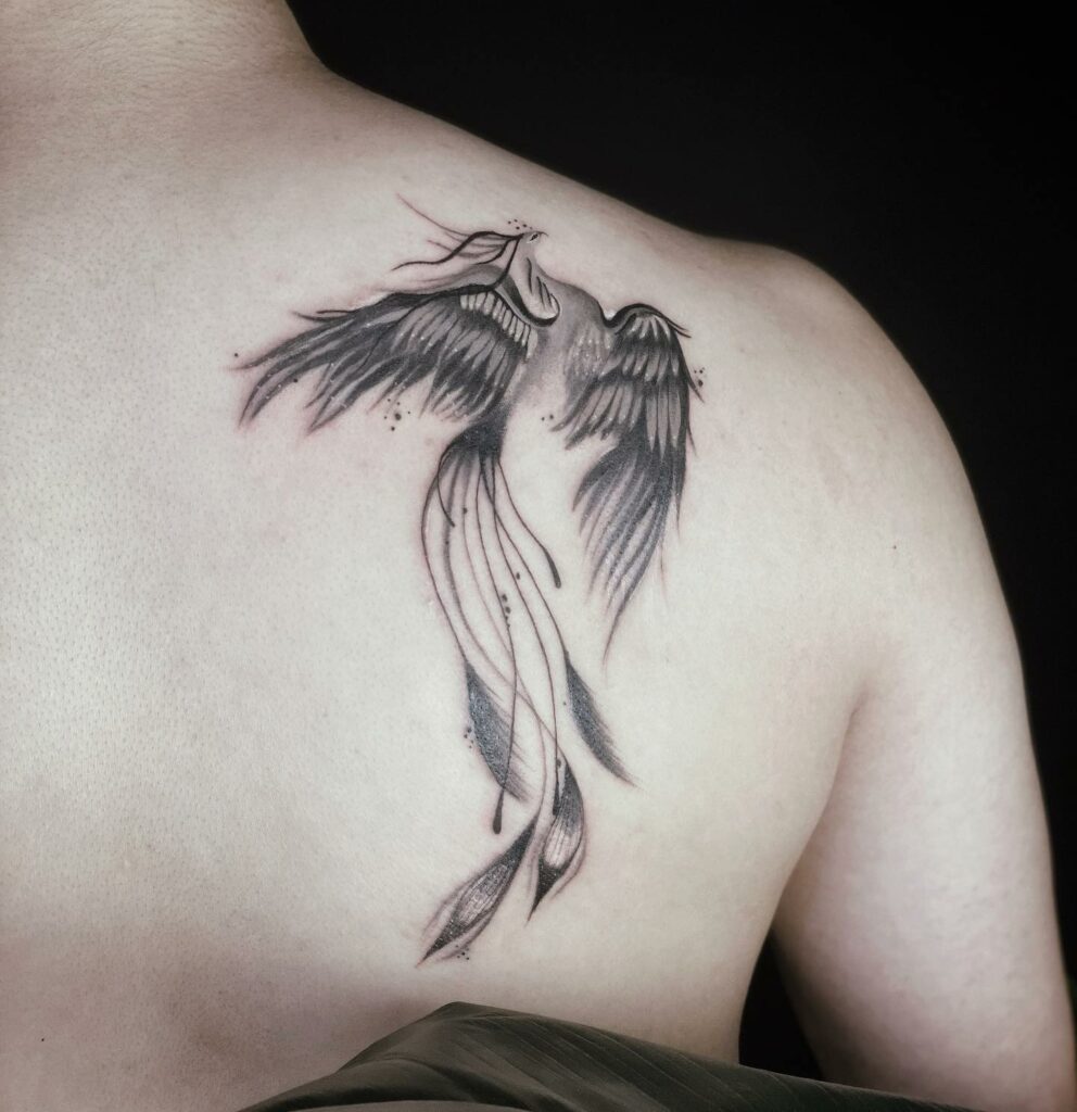 11+ Unique Phoenix Tattoo Small Ideas That Will Blow Your Mind! 18 Chinese Phoenix Tattoos