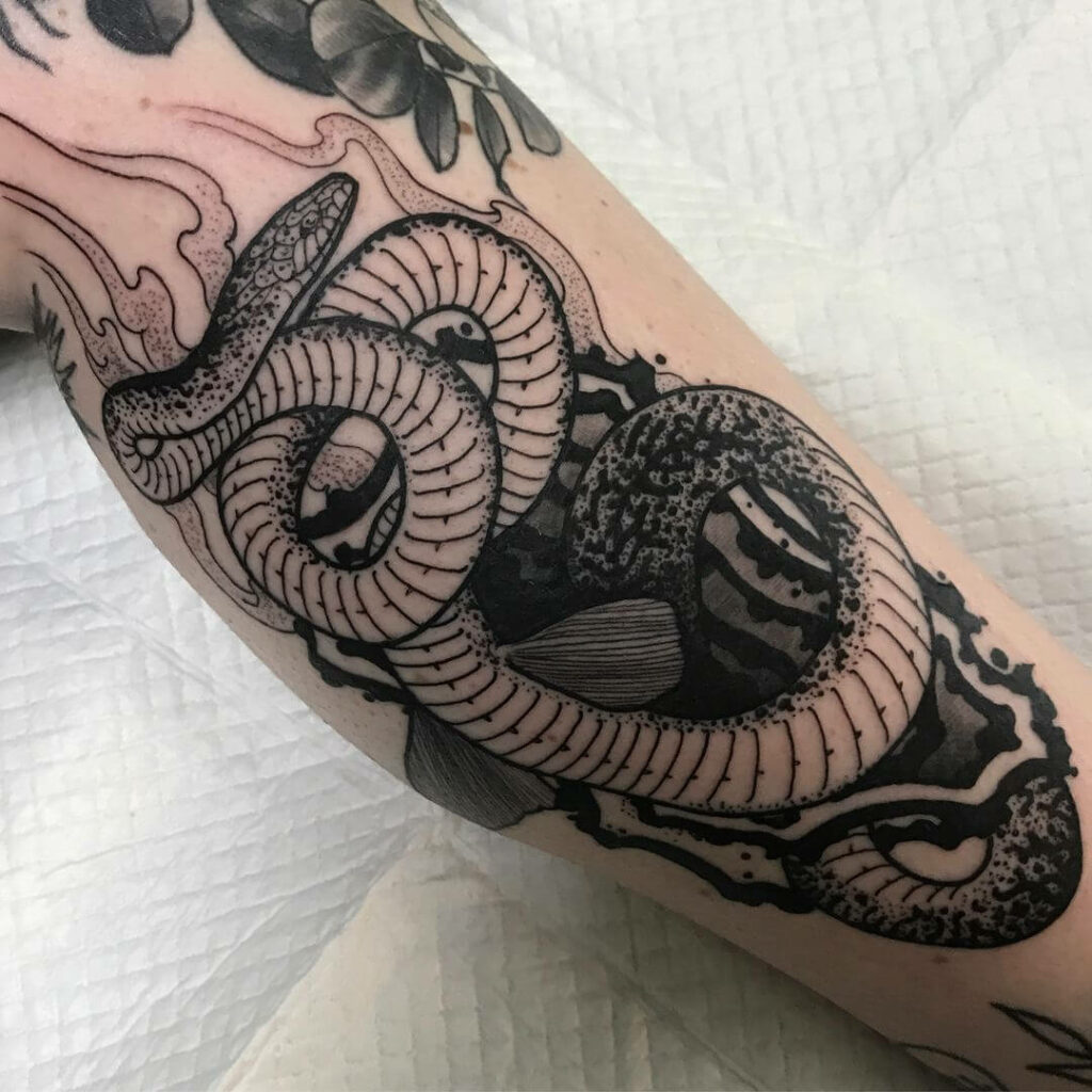 12+ Chinese Snake Tattoo Ideas To Inspire You! 10 Chinese Snake Tattoo