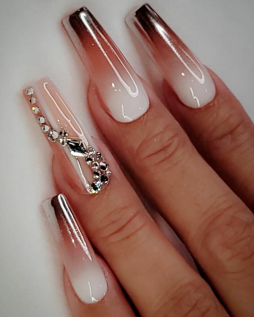 Discovering the Latest in Solar Nails for 2024 ☀️ 26 Chrome Solar Nail