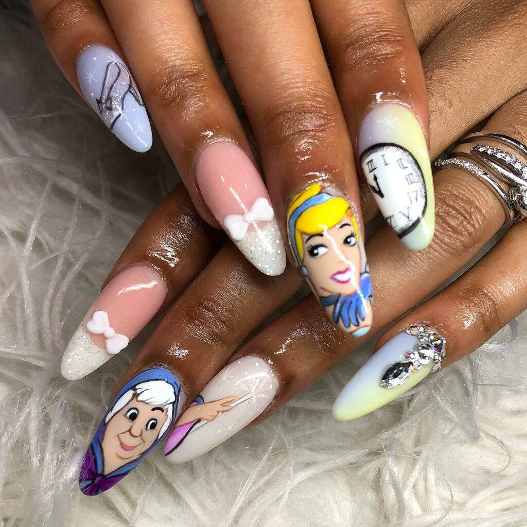 20 Latest Cinderella Nail Ideas To Try In 2024! 14
