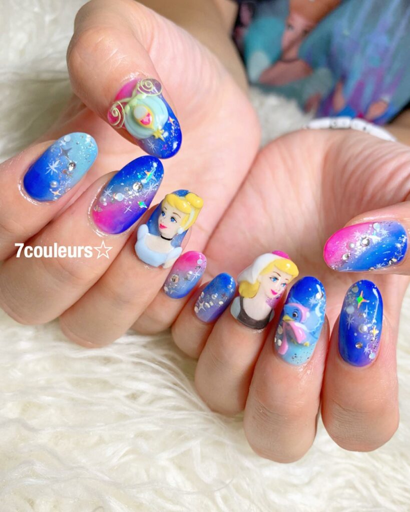 20 Latest Cinderella Nail Ideas To Try In 2024! 18