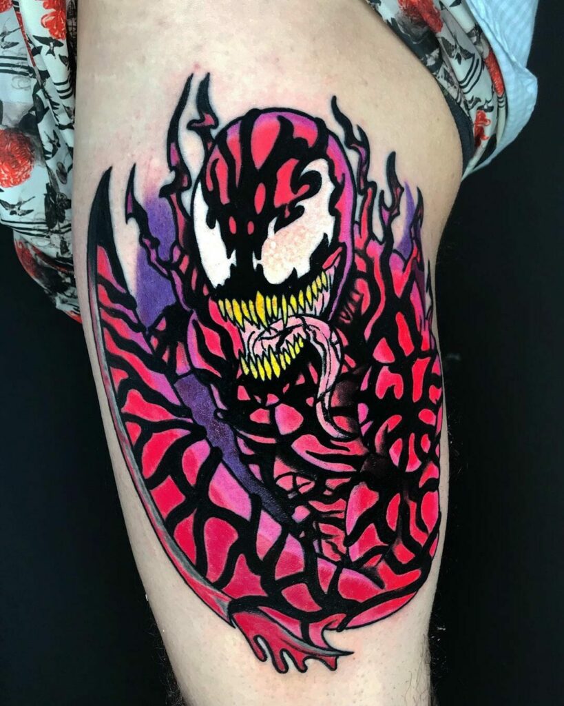 12+ Carnage Tattoo Ideas To Inspire You! 18 Classic Carnage Tattoo