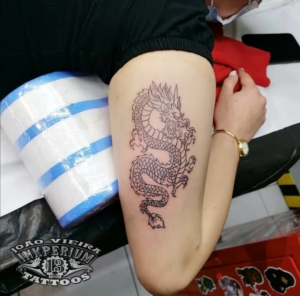 11+ Chinese Dragon Tattoo Arm Ideas That Will Blow Your Mind! 14 Classic Chinese Dragon Tattoos