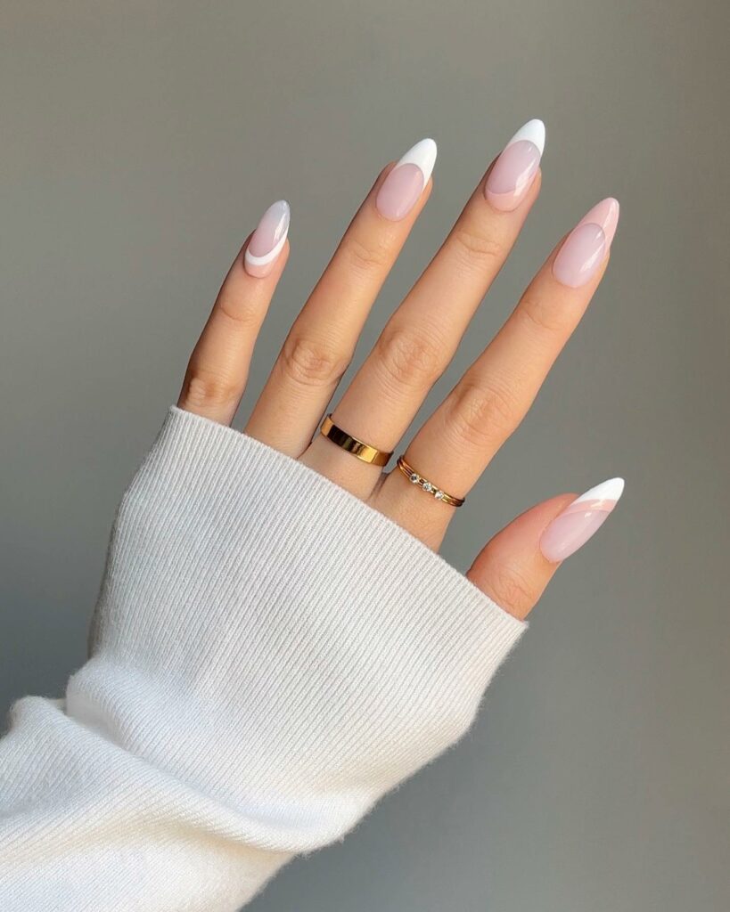 Admire 25 White Almond Nail Designs of 2024 38 Classic French Tip Nails