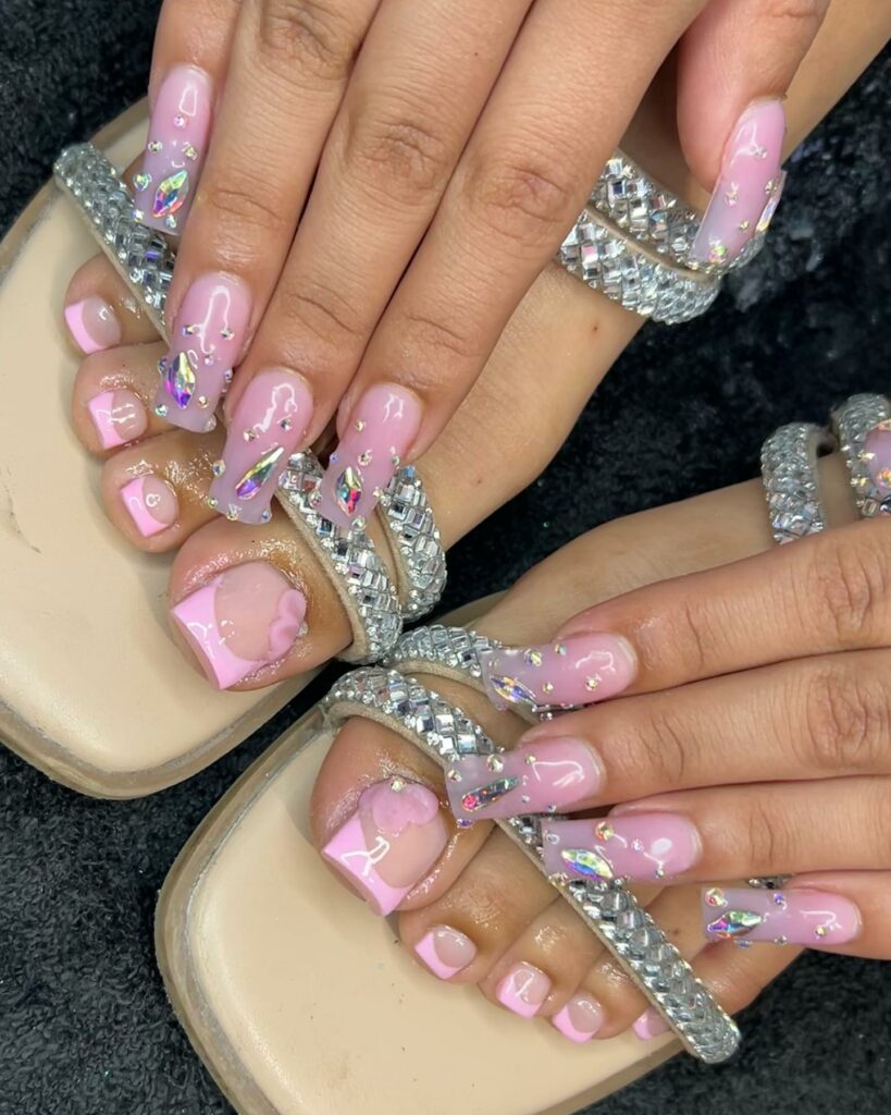 20 Latest Acrylic Pedicure Ideas To Try In 2024! 25 Classy Pink Acrylic Pedicure