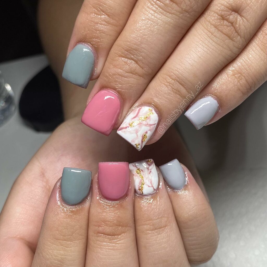 55 Latest Short Acrylic Nail Designs To Try In 2024! 27 Classy Short Nail Designs