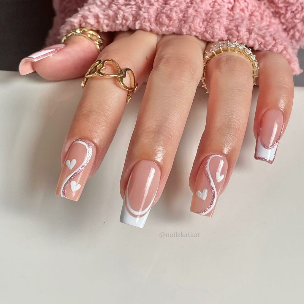 32 Latest Square French Nail Designs To Try In 2024! 11 The Classic Beauty of Clean Square French Nails